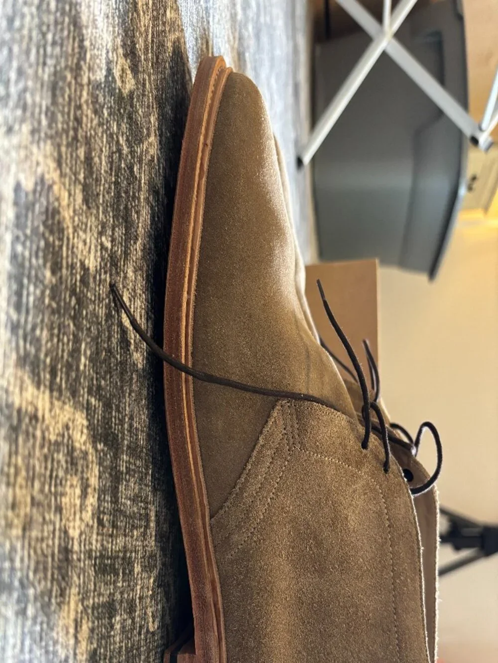 Meermin 114368 Castoro Suede Desert Boot, Taupe (Tan)